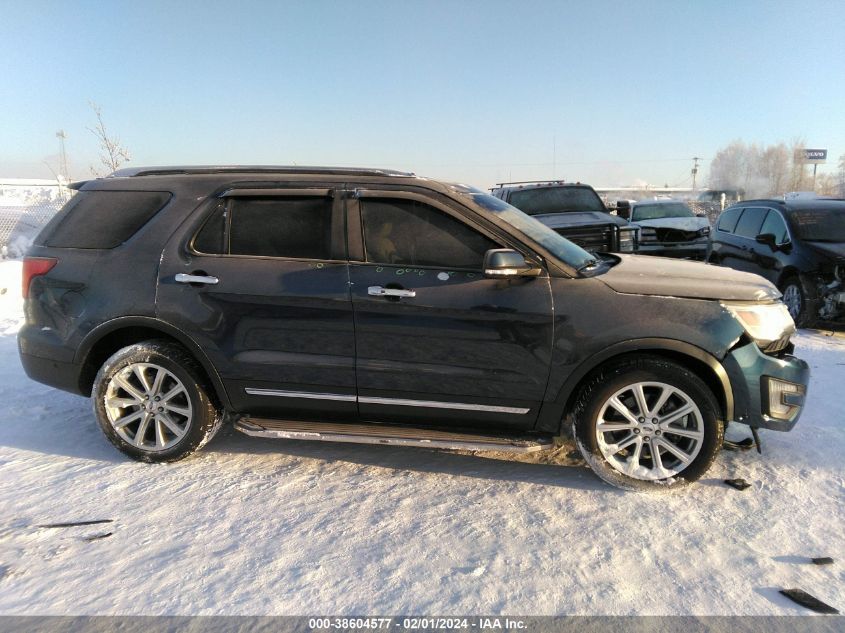2017 FORD EXPLORER LIMITED - 1FM5K8F87HGB62878