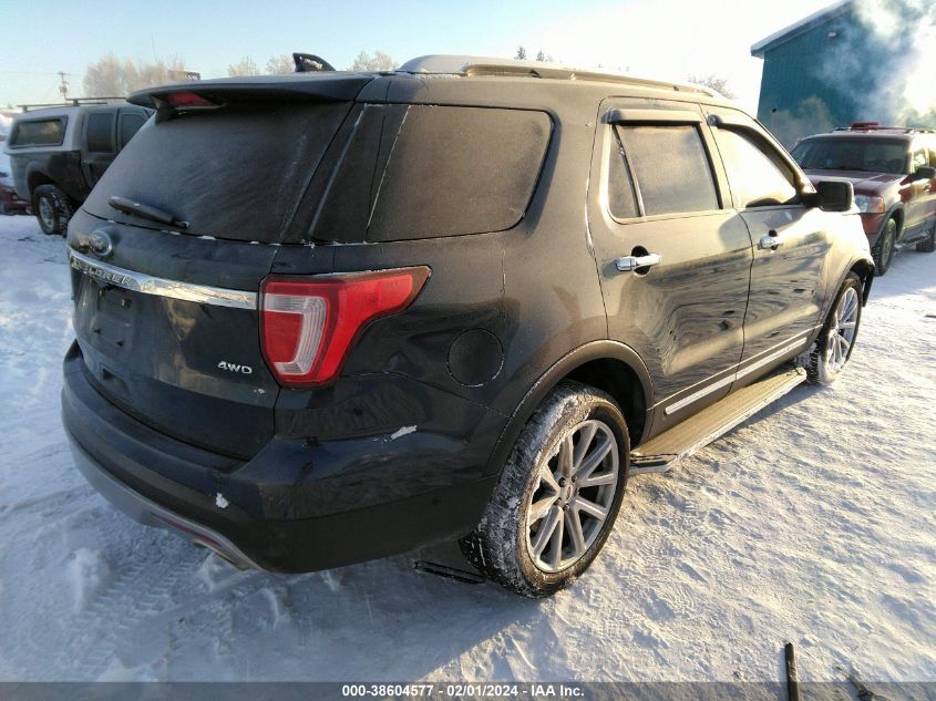 2017 FORD EXPLORER LIMITED - 1FM5K8F87HGB62878