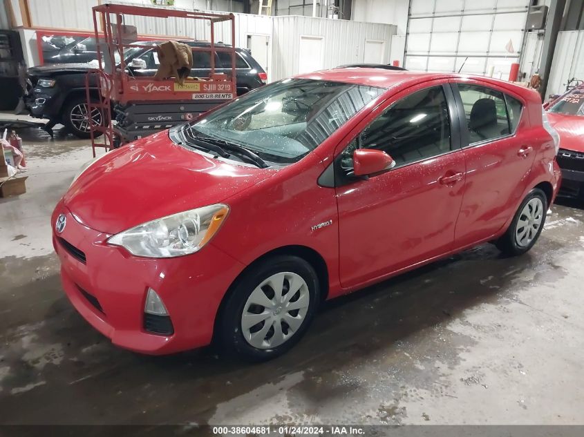 JTDKDTB35C1517427 | 2012 TOYOTA PRIUS C