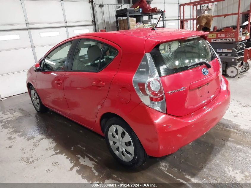 JTDKDTB35C1517427 | 2012 TOYOTA PRIUS C