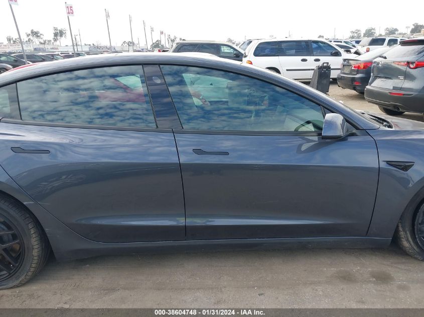 2021 TESLA MODEL 3 STANDARD RANGE PLUS REAR-WHEEL DRIVE - 5YJ3E1EA1MF052167