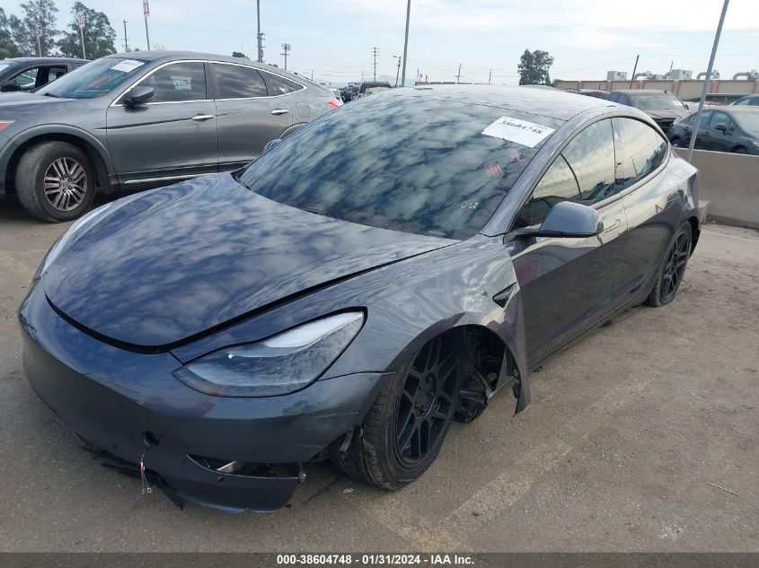 2021 TESLA MODEL 3 STANDARD RANGE PLUS REAR-WHEEL DRIVE - 5YJ3E1EA1MF052167