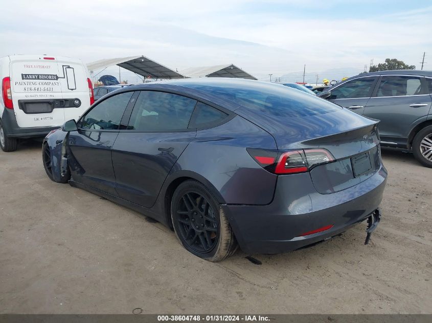 2021 TESLA MODEL 3 STANDARD RANGE PLUS REAR-WHEEL DRIVE - 5YJ3E1EA1MF052167