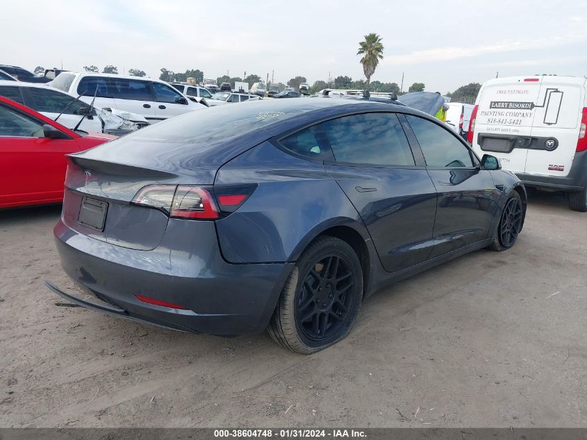 2021 TESLA MODEL 3 STANDARD RANGE PLUS REAR-WHEEL DRIVE - 5YJ3E1EA1MF052167