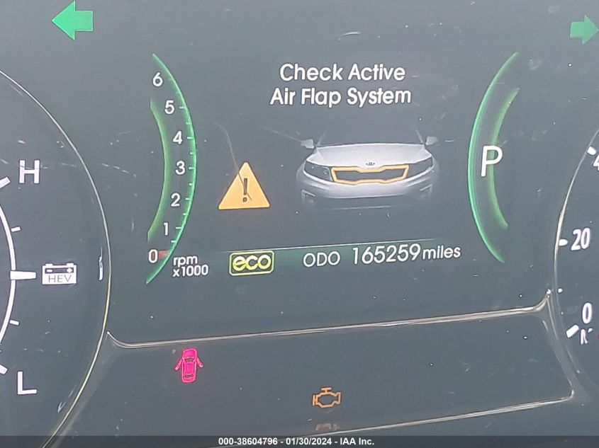 2013 KIA OPTIMA HYBRID LX - KNAGM4AD2D5053946