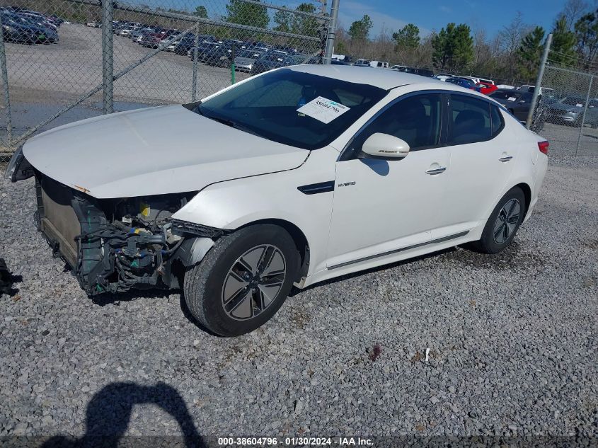 2013 KIA OPTIMA HYBRID LX - KNAGM4AD2D5053946