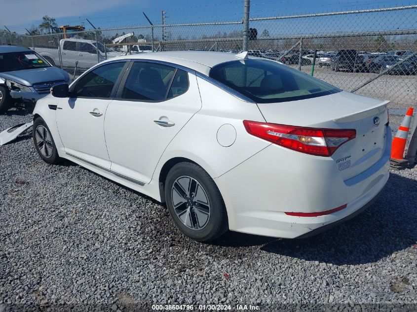2013 KIA OPTIMA HYBRID LX - KNAGM4AD2D5053946