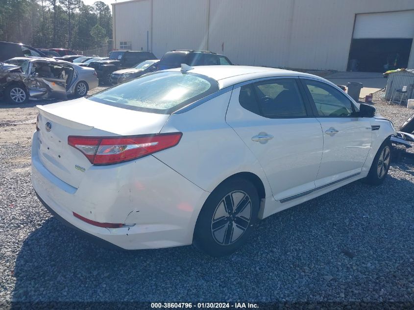 2013 KIA OPTIMA HYBRID LX - KNAGM4AD2D5053946