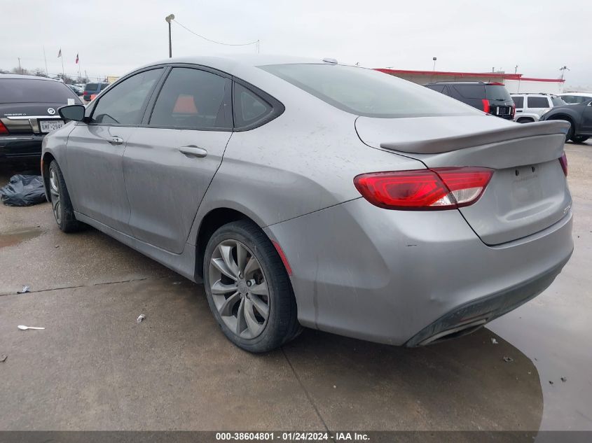2015 CHRYSLER 200 S - 1C3CCCBB8FN753960
