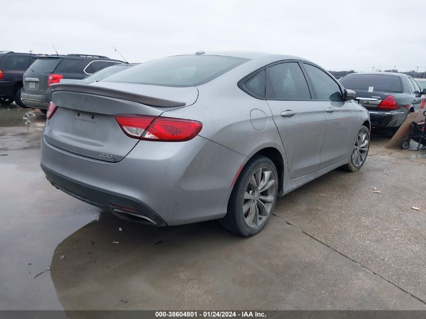 2015 CHRYSLER 200 S - 1C3CCCBB8FN753960