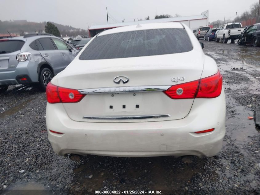 2016 INFINITI Q50 PREMIUM/SPORT - JN1EV7AP9GM301920