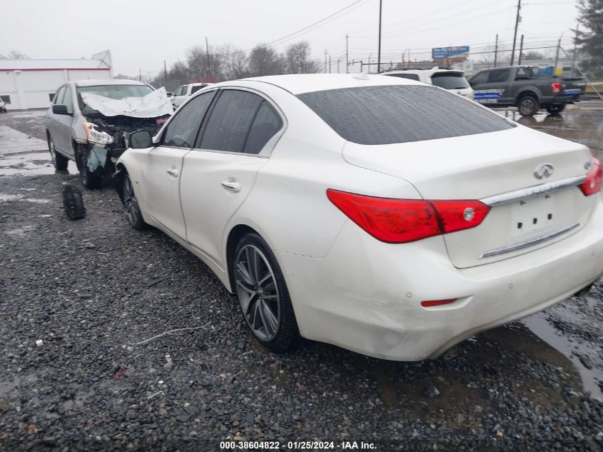 2016 INFINITI Q50 PREMIUM/SPORT - JN1EV7AP9GM301920