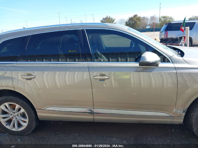 2017 AUDI Q7 3.0T PREMIUM - WA1LABF77HD012932