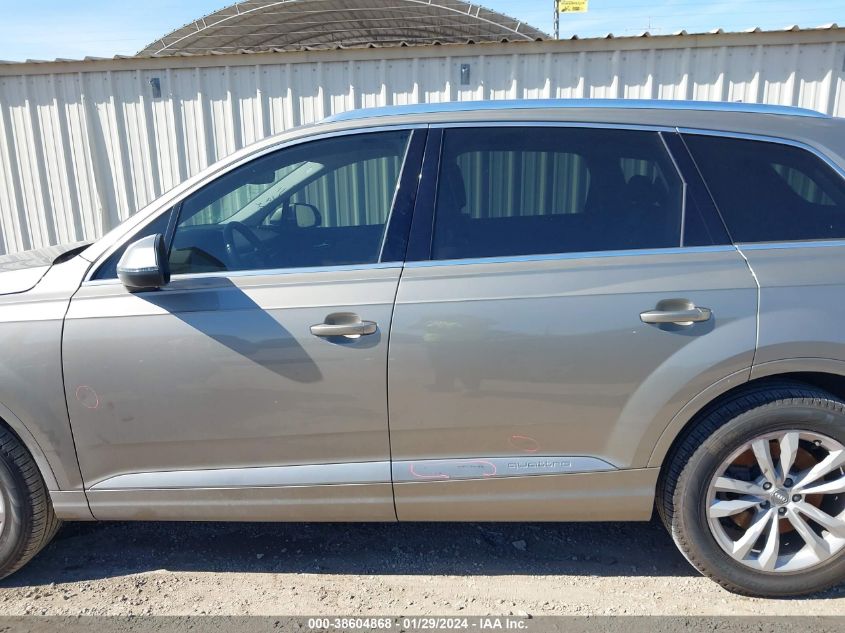 2017 AUDI Q7 3.0T PREMIUM - WA1LABF77HD012932