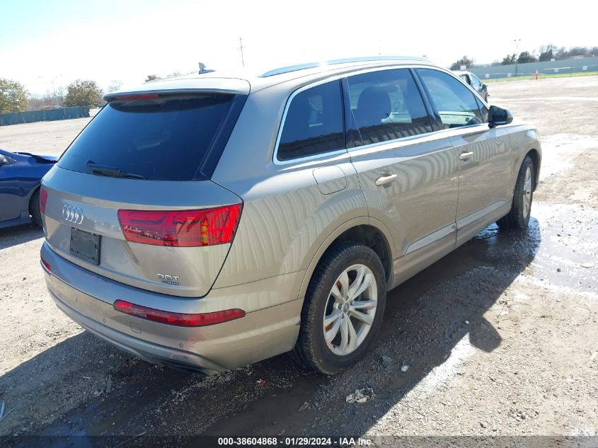 2017 AUDI Q7 3.0T PREMIUM - WA1LABF77HD012932