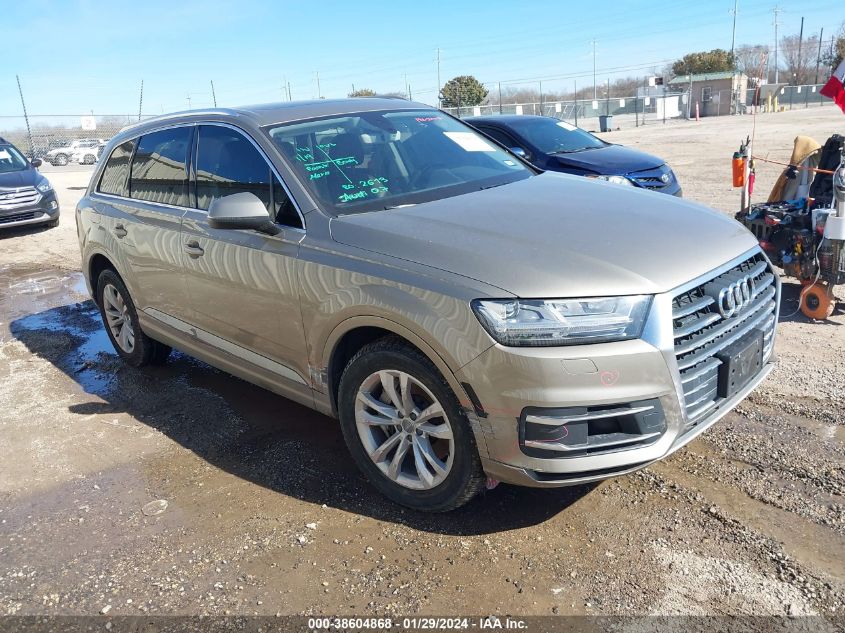 2017 AUDI Q7 3.0T PREMIUM - WA1LABF77HD012932