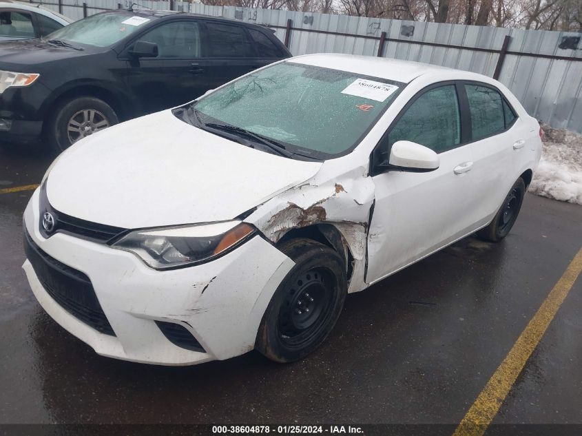 2014 TOYOTA COROLLA L/LE/LE PLS/PRM/S/S PLS - 5YFBURHE5EP118866