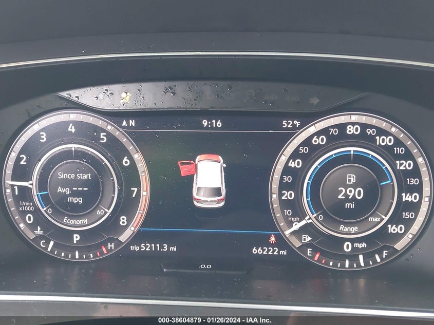 VIN 3VV2B7AX3KM020333 2019 VOLKSWAGEN TIGUAN 2.0T SE/2.0T SEL/2.0T SEL R-LINE/2.0T SEL R-LINE BLACK