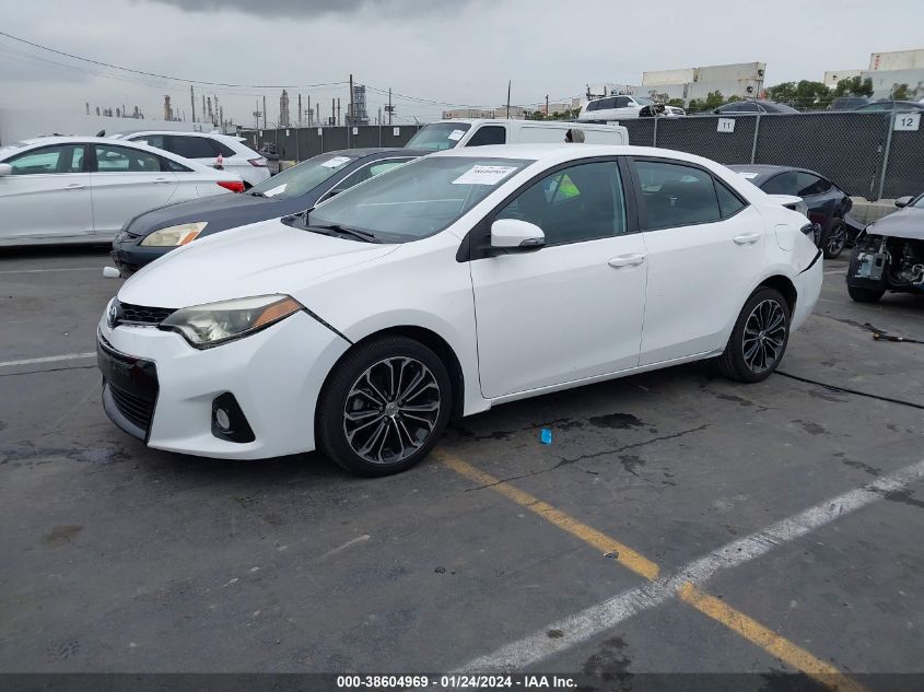 2015 TOYOTA COROLLA S PLUS - 5YFBURHE2FP256950