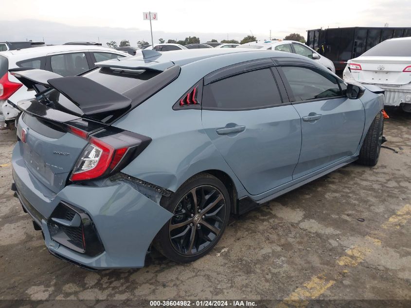 2021 HONDA CIVIC SPORT - SHHFK7H44MU421326