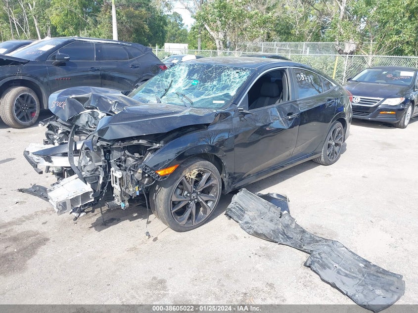 VIN 2HGFC2F81LH508733 2020 HONDA CIVIC SPORT