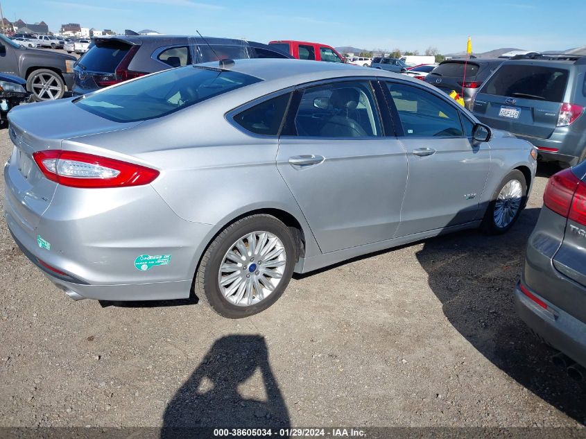 2015 FORD FUSION ENERGI SE LUXURY - 3FA6P0PU5FR284254