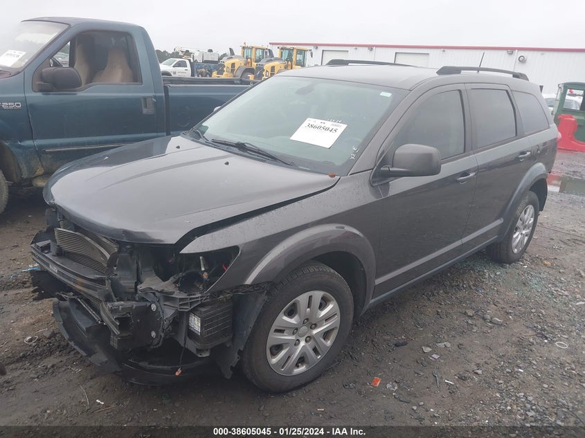 VIN 3C4PDCBBXKT872579 2019 DODGE JOURNEY SE