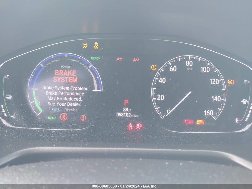 VIN 1HGCV3F9XKA004707 2019 HONDA ACCORD HYBRID TOURING