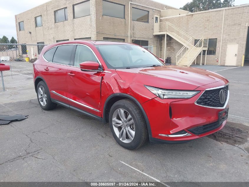 2022 ACURA MDX BASE (A10) - 5J8YE1H3XNL039128