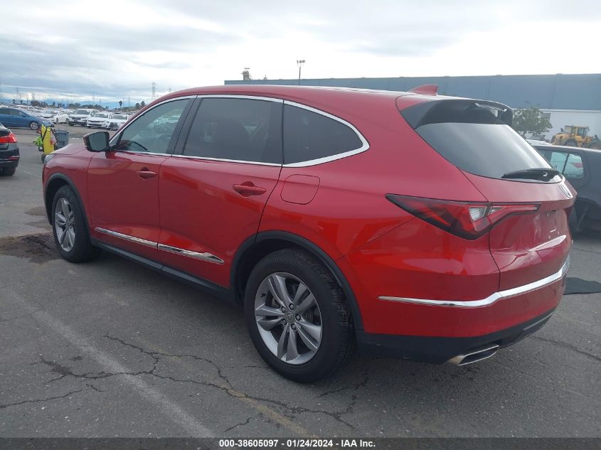 2022 ACURA MDX BASE (A10) - 5J8YE1H3XNL039128