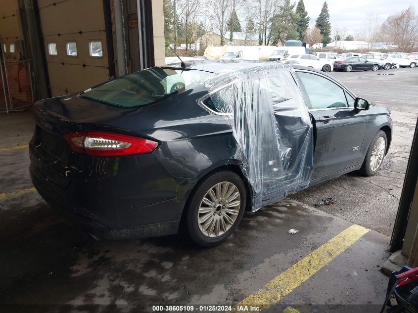 2013 FORD FUSION ENERGI SE PHEV - 3FA6P0PU4DR282461