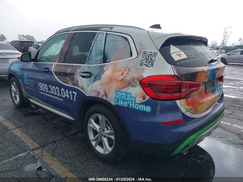 VIN 5UXTY3C05L9C81216 2020 BMW X3 SDRIVE30I