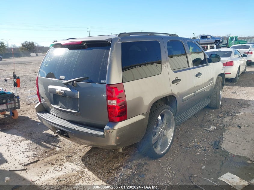 2008 CHEVROLET TAHOE VIN: 1GNFC13C58R269221