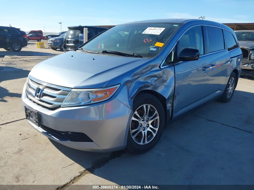 2013 HONDA ODYSSEY EX-L - 5FNRL5H65DB076924