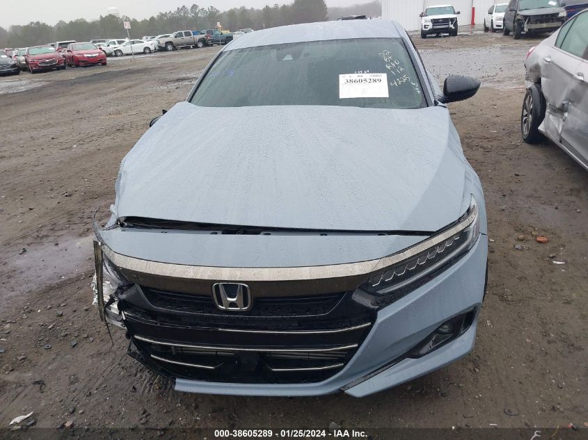 2022 HONDA ACCORD SPORT SE - 1HGCV1F45NA074225