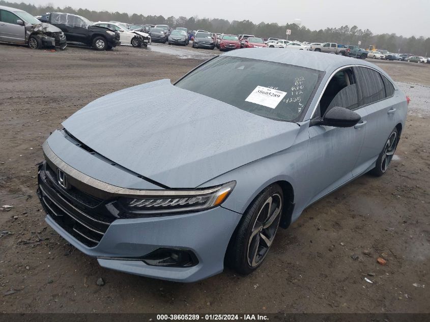 2022 HONDA ACCORD SPORT SE - 1HGCV1F45NA074225