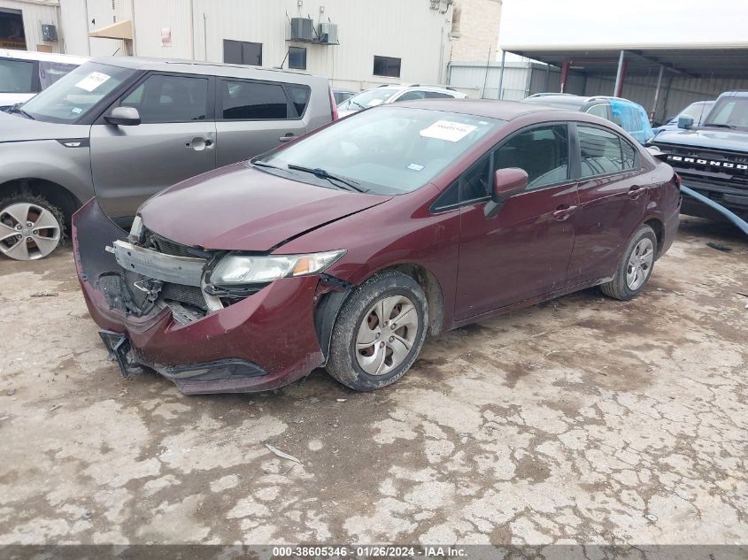 2015 HONDA CIVIC LX - 2HGFB2F57FH545329