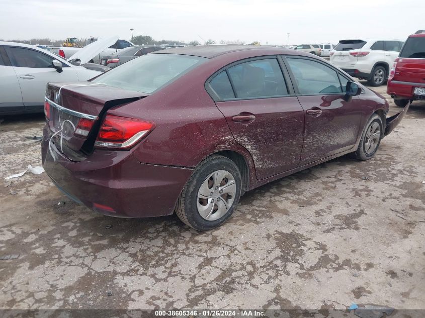 2015 HONDA CIVIC LX - 2HGFB2F57FH545329