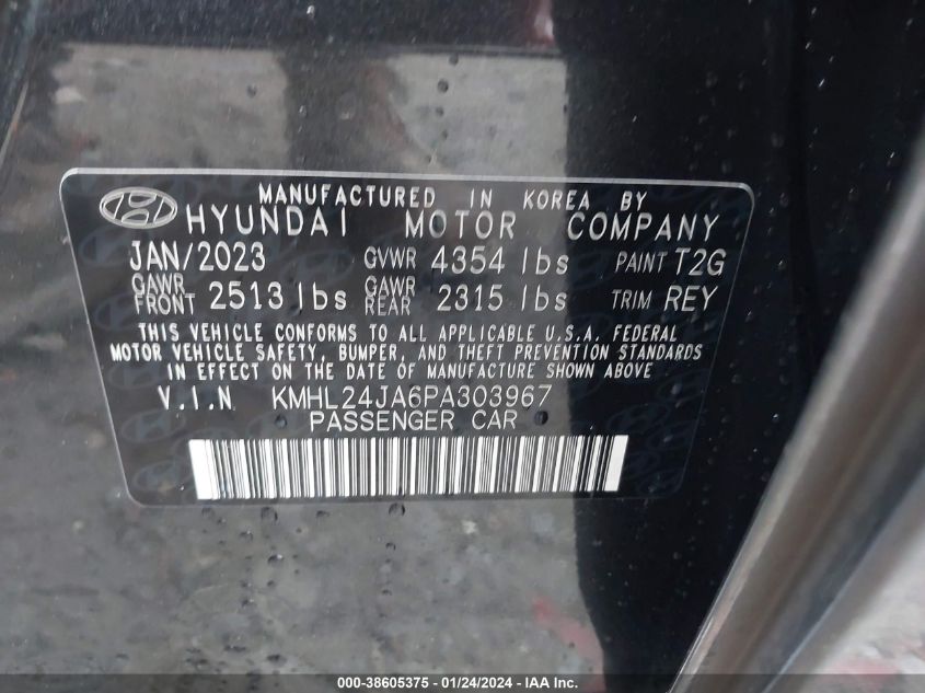 2023 HYUNDAI SONATA SE - KMHL24JA6PA303967