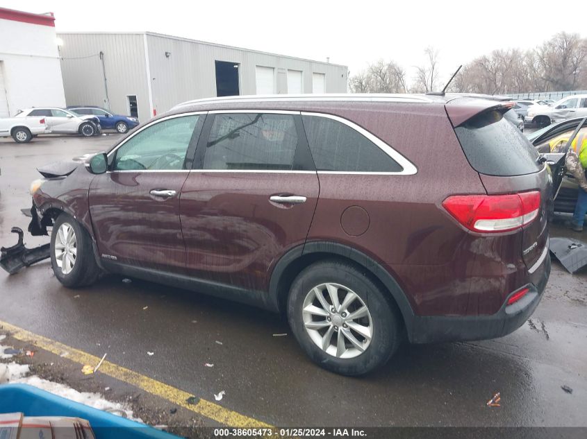 2016 KIA SORENTO LX/L - 5XYPGDA54GG126443