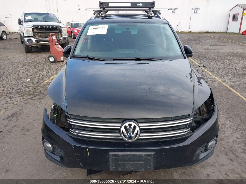 2013 VOLKSWAGEN TIGUAN SE - WVGBV3AX8DW577865