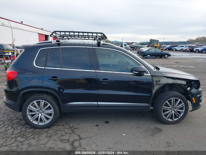 2013 VOLKSWAGEN TIGUAN SE - WVGBV3AX8DW577865