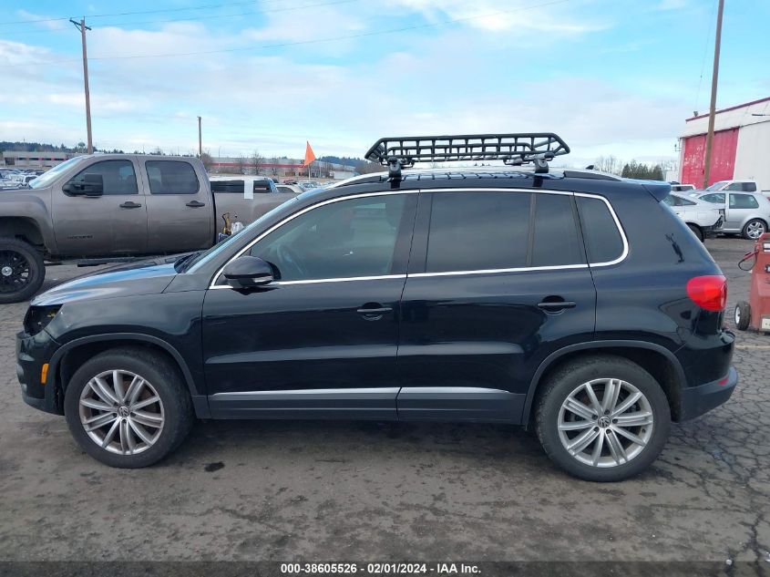 2013 VOLKSWAGEN TIGUAN SE - WVGBV3AX8DW577865