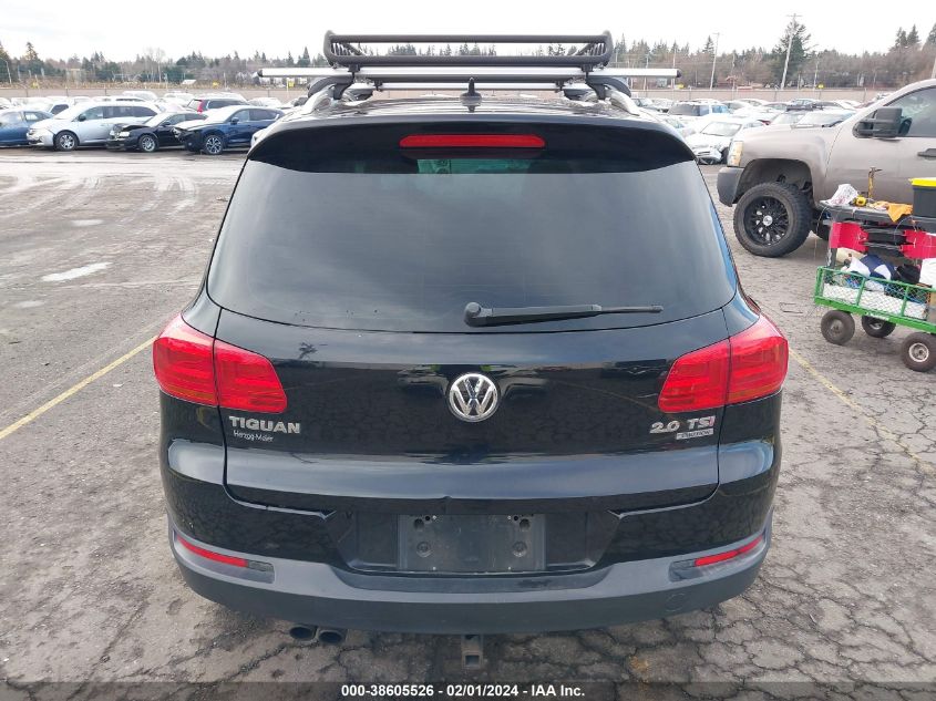 2013 VOLKSWAGEN TIGUAN SE - WVGBV3AX8DW577865