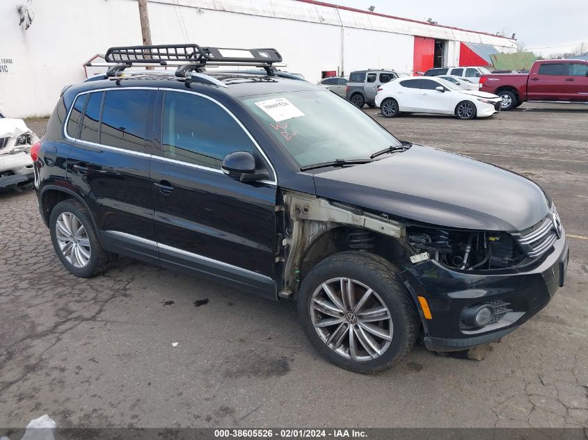 2013 VOLKSWAGEN TIGUAN SE - WVGBV3AX8DW577865