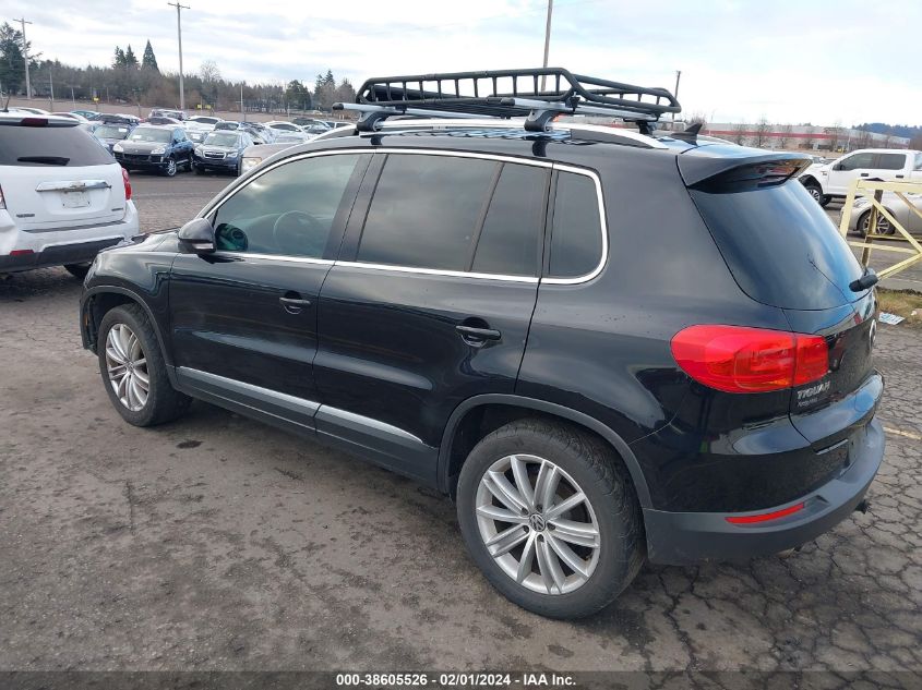 2013 VOLKSWAGEN TIGUAN SE - WVGBV3AX8DW577865