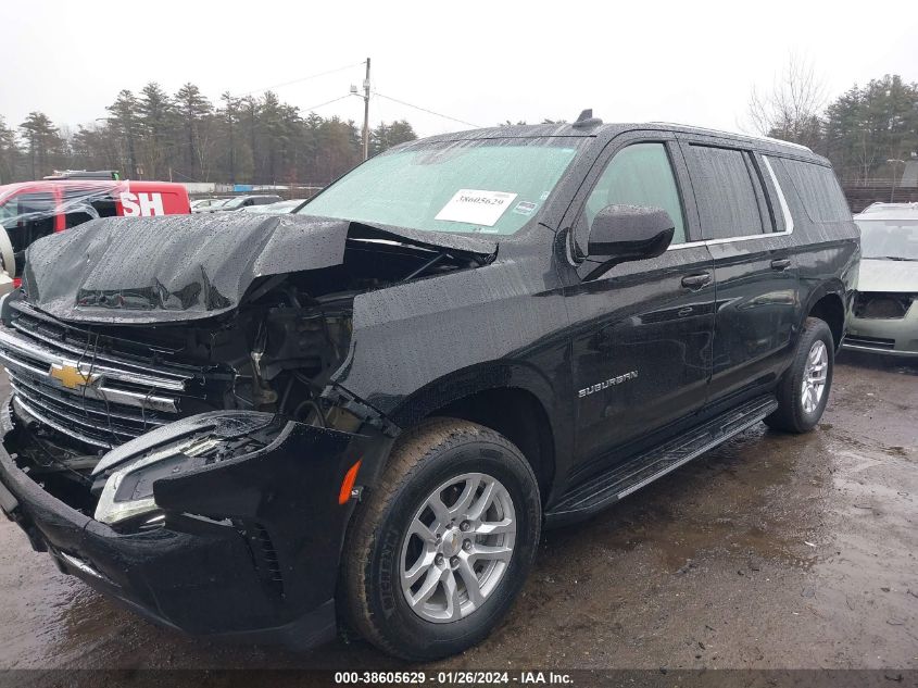 2021 CHEVROLET SUBURBAN K1500 LT - 1GNSKCKD0MR369289