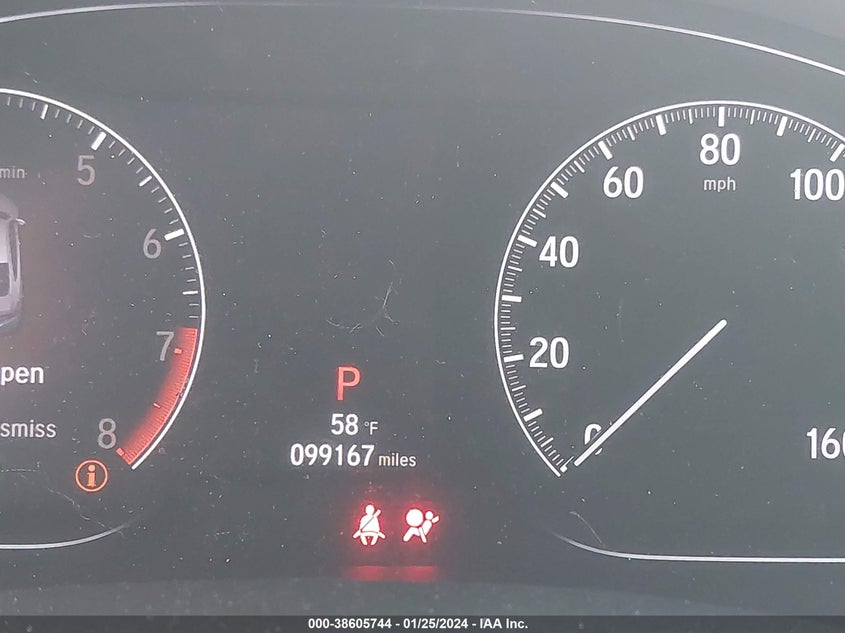VIN 1HGCV2F91KA022684 2019 HONDA ACCORD TOURING