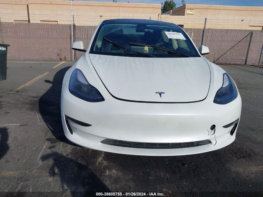 2022 TESLA MODEL 3 - 5YJ3E1EA2NF170407
