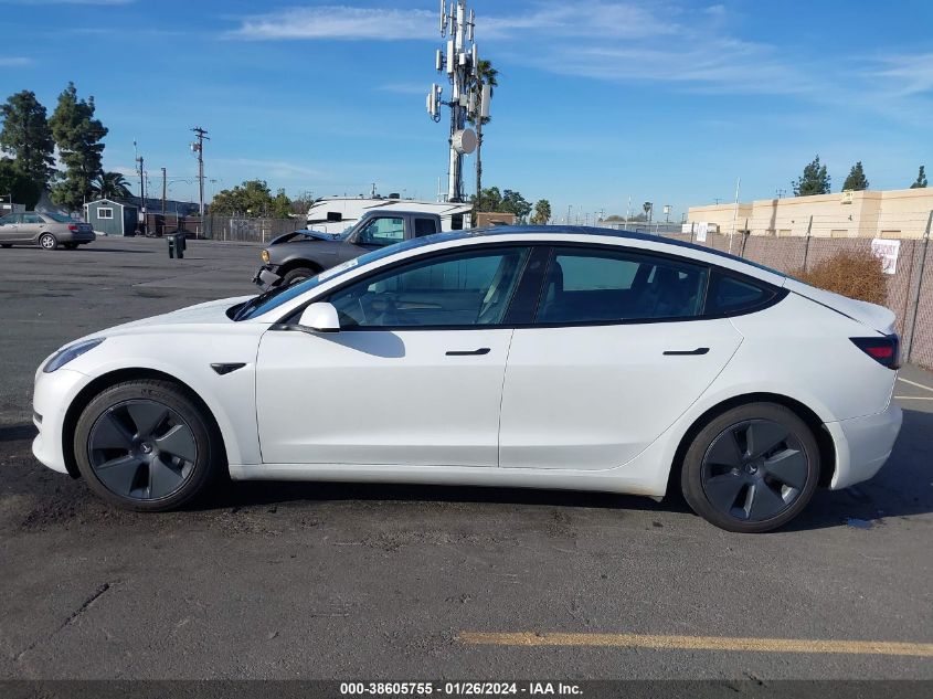 2022 TESLA MODEL 3 - 5YJ3E1EA2NF170407